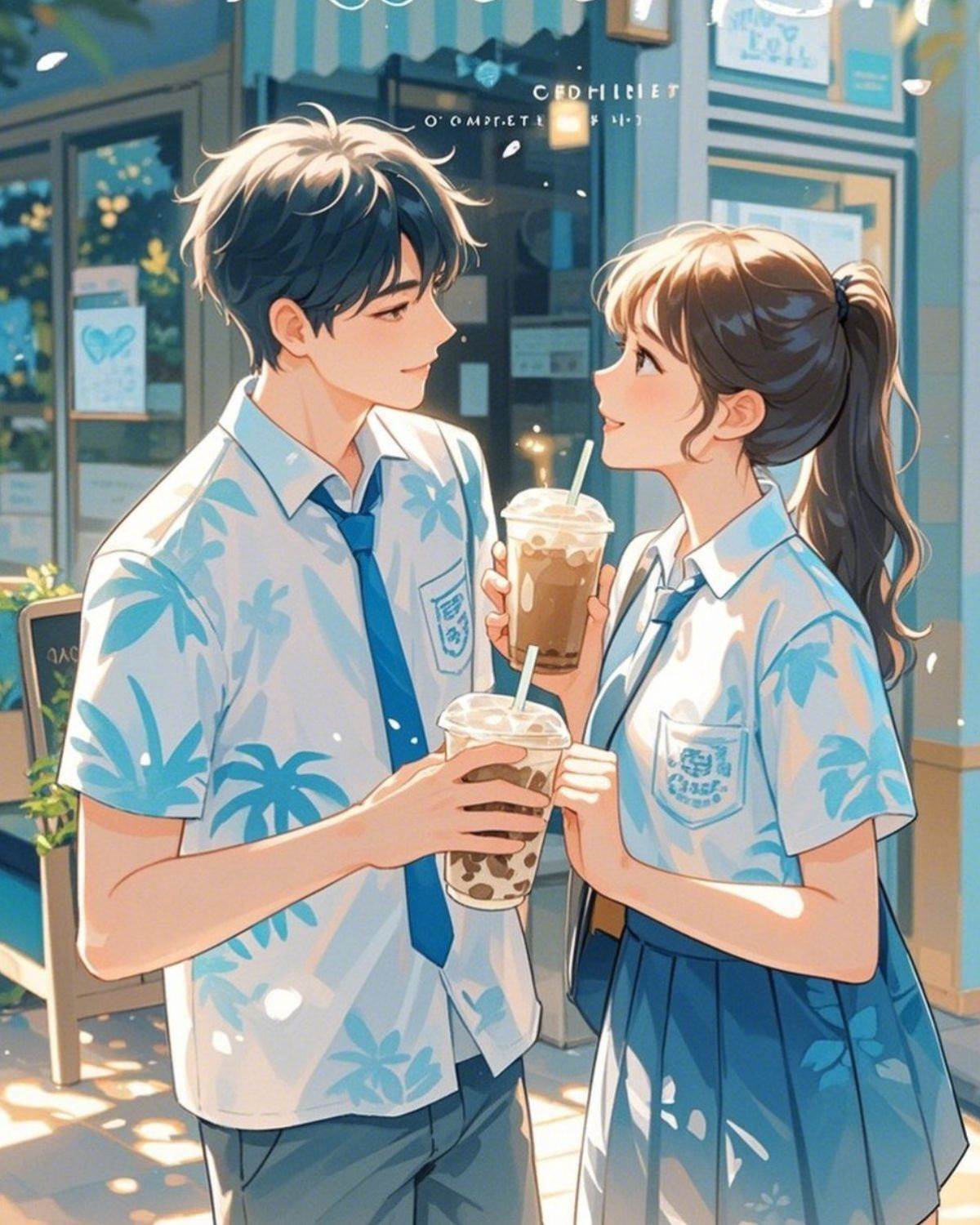 男神，一起喝奶茶！