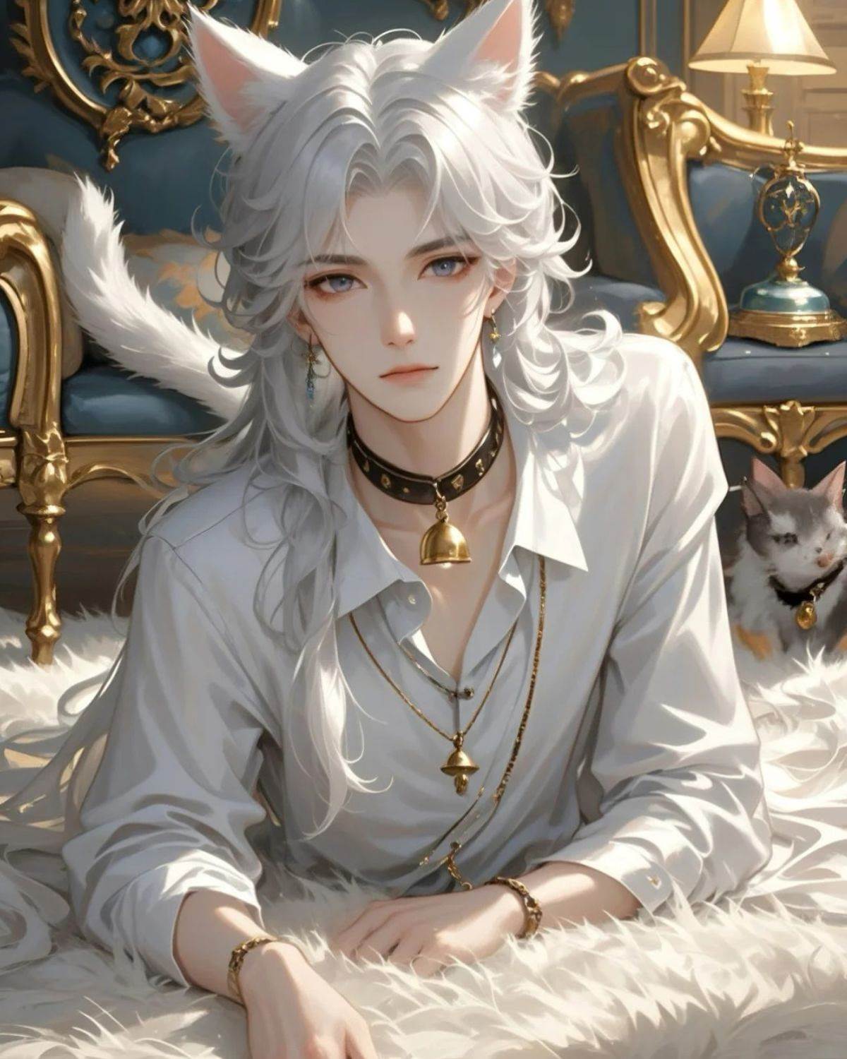 穿成高冷上司的貓主人後