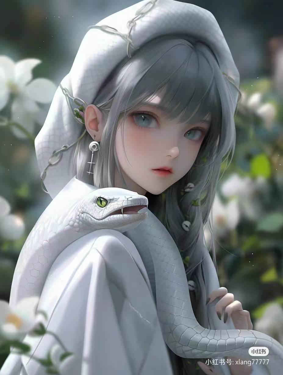 他的蛇尾纏上了我