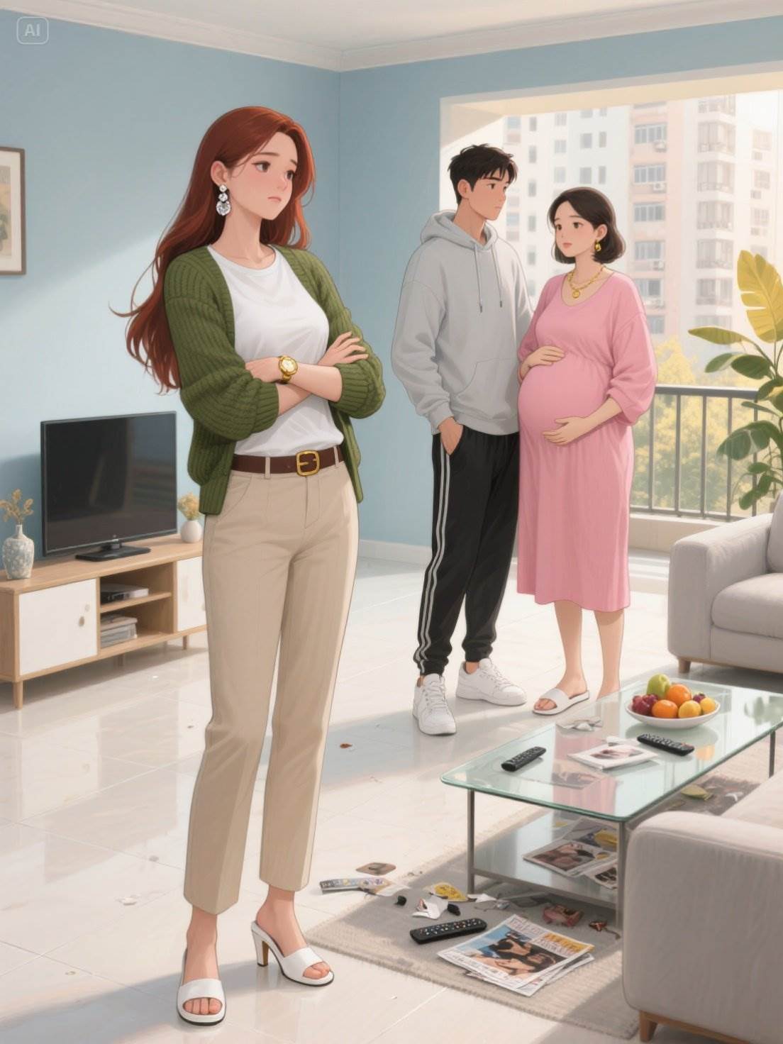 弟媳非要住我家