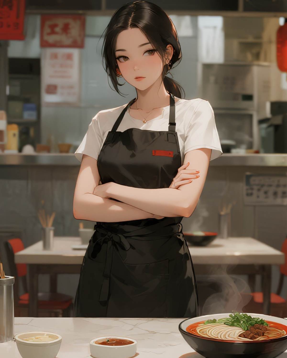 我讓網紅在面店里無限續面30碗