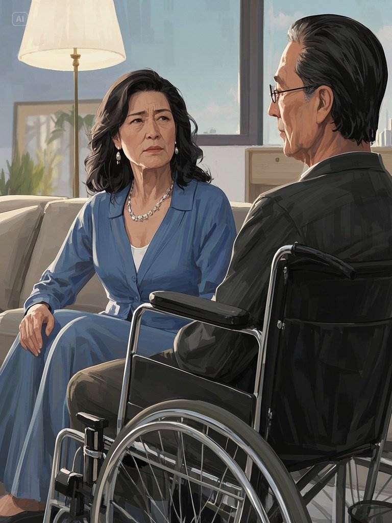 癱瘓老公想回家