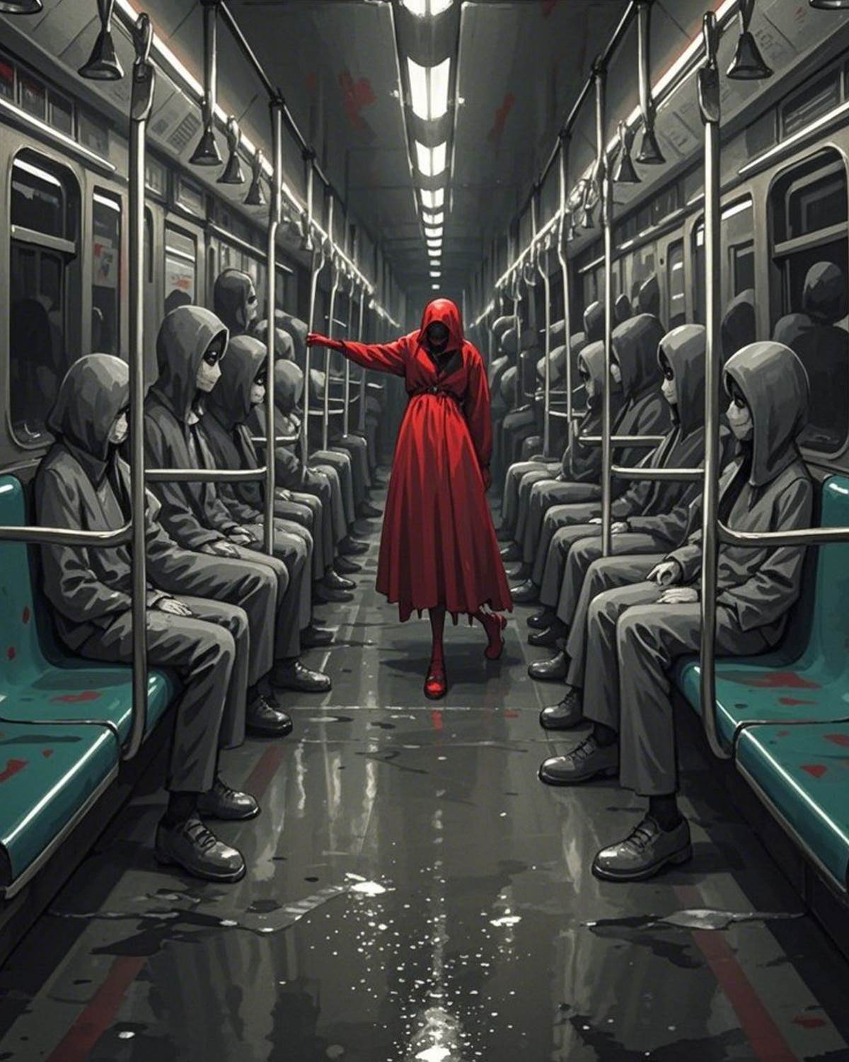 凌晨的詭異地鐵