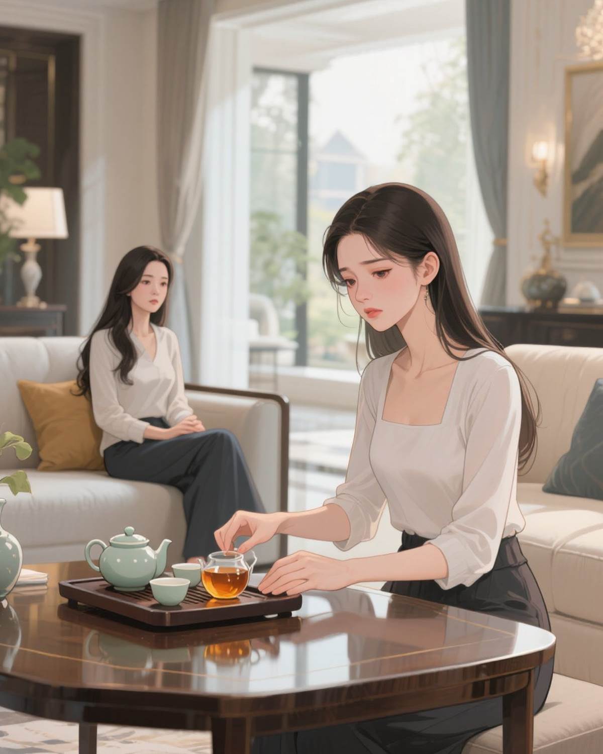 守寡第五年，我聽見保姆女兒心聲