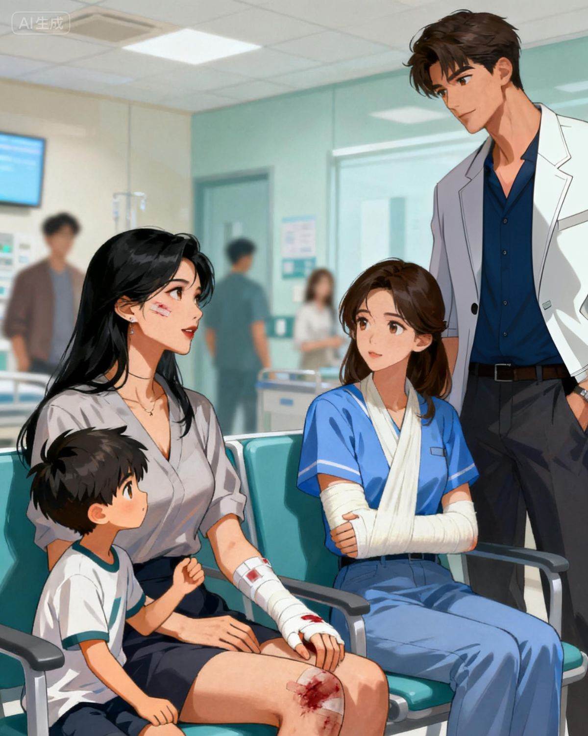 兒子替我斗綠茶