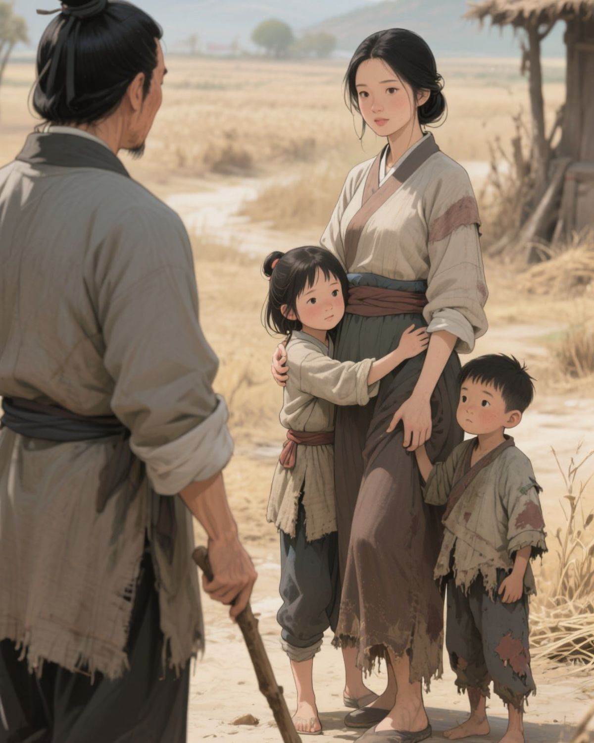 亂世荒年餓肚皮，我帶倆崽糧滿倉