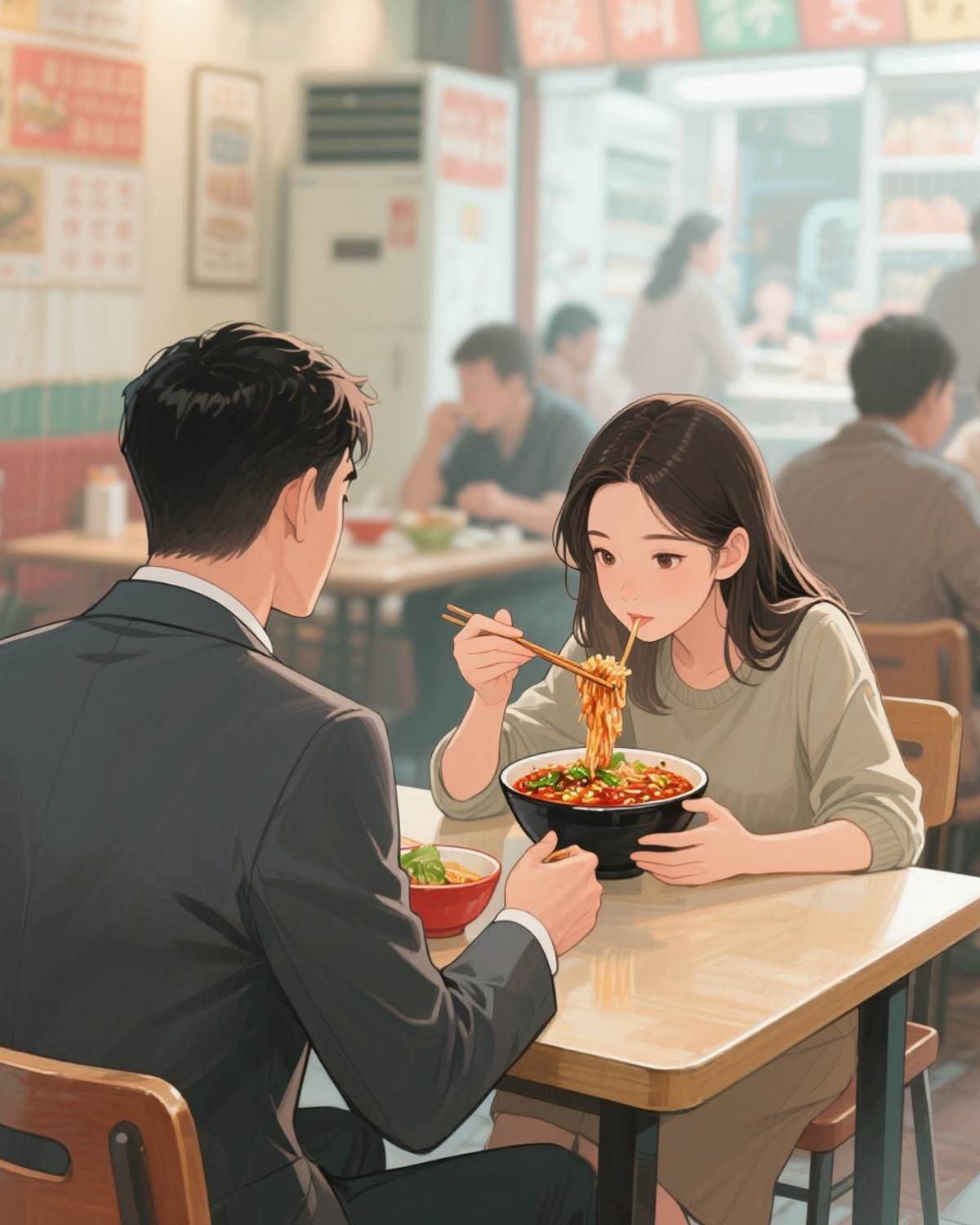 一碗酸苦的麻辣燙