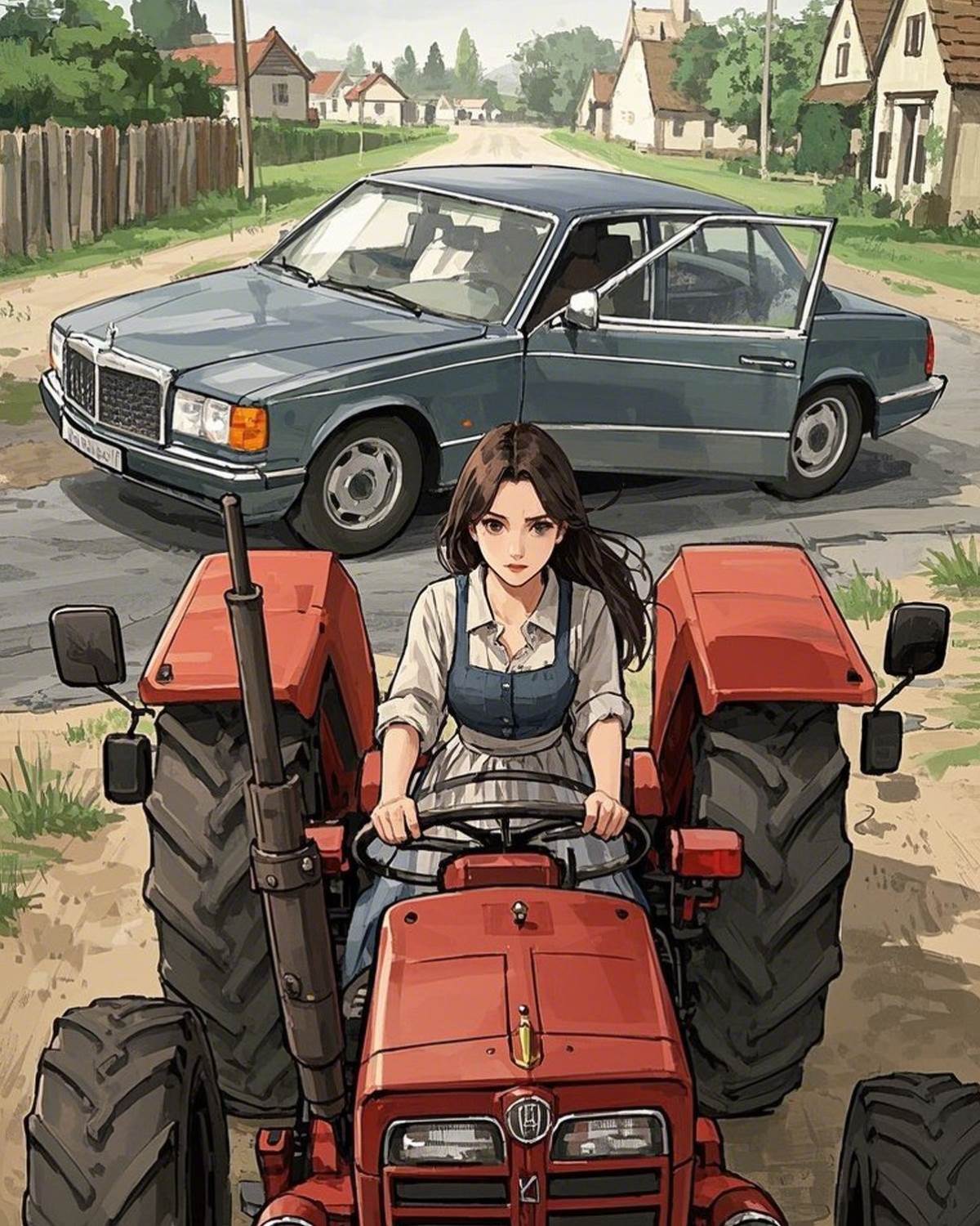 拖拉機吻上邁巴赫