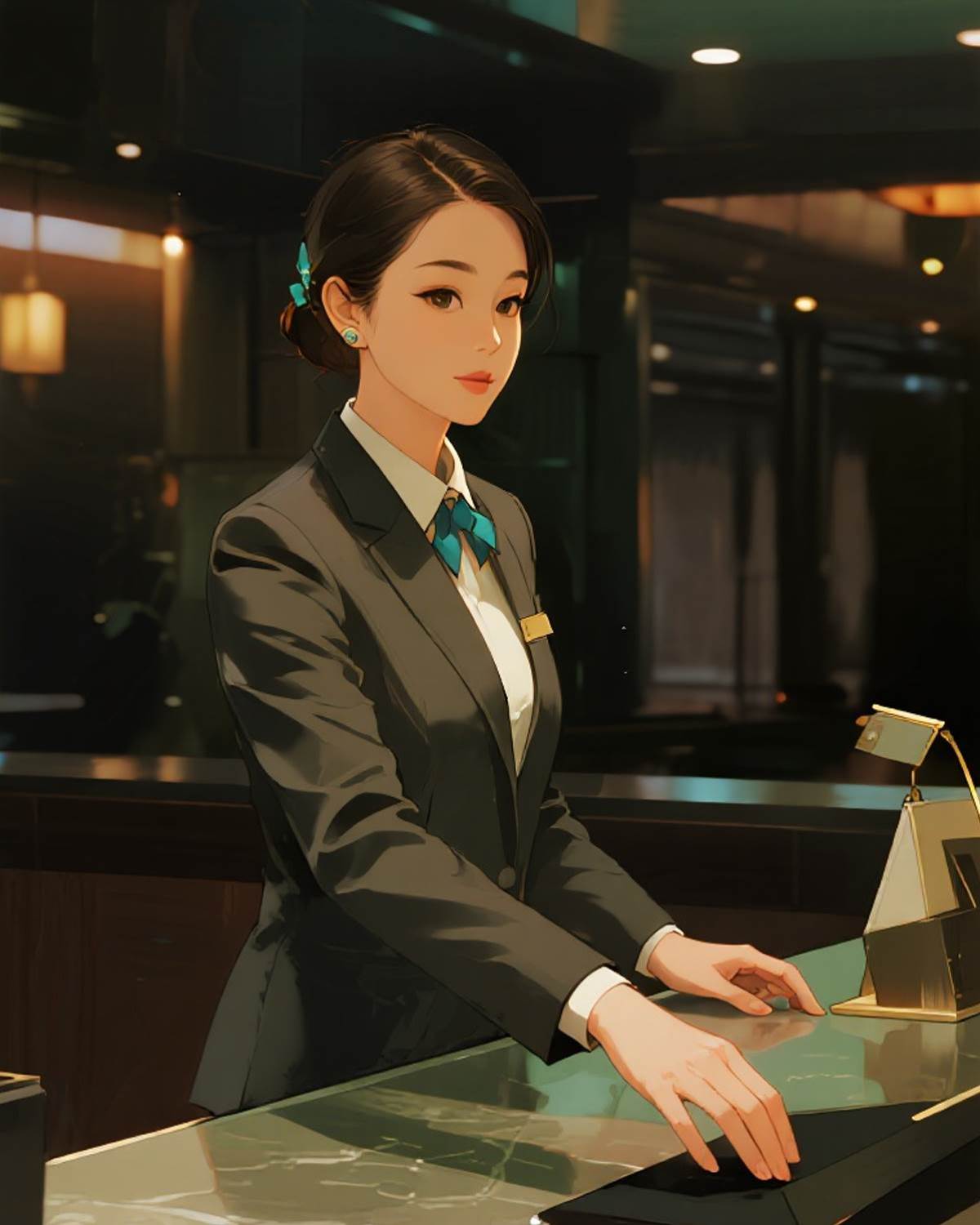 我在恐怖酒店當前臺