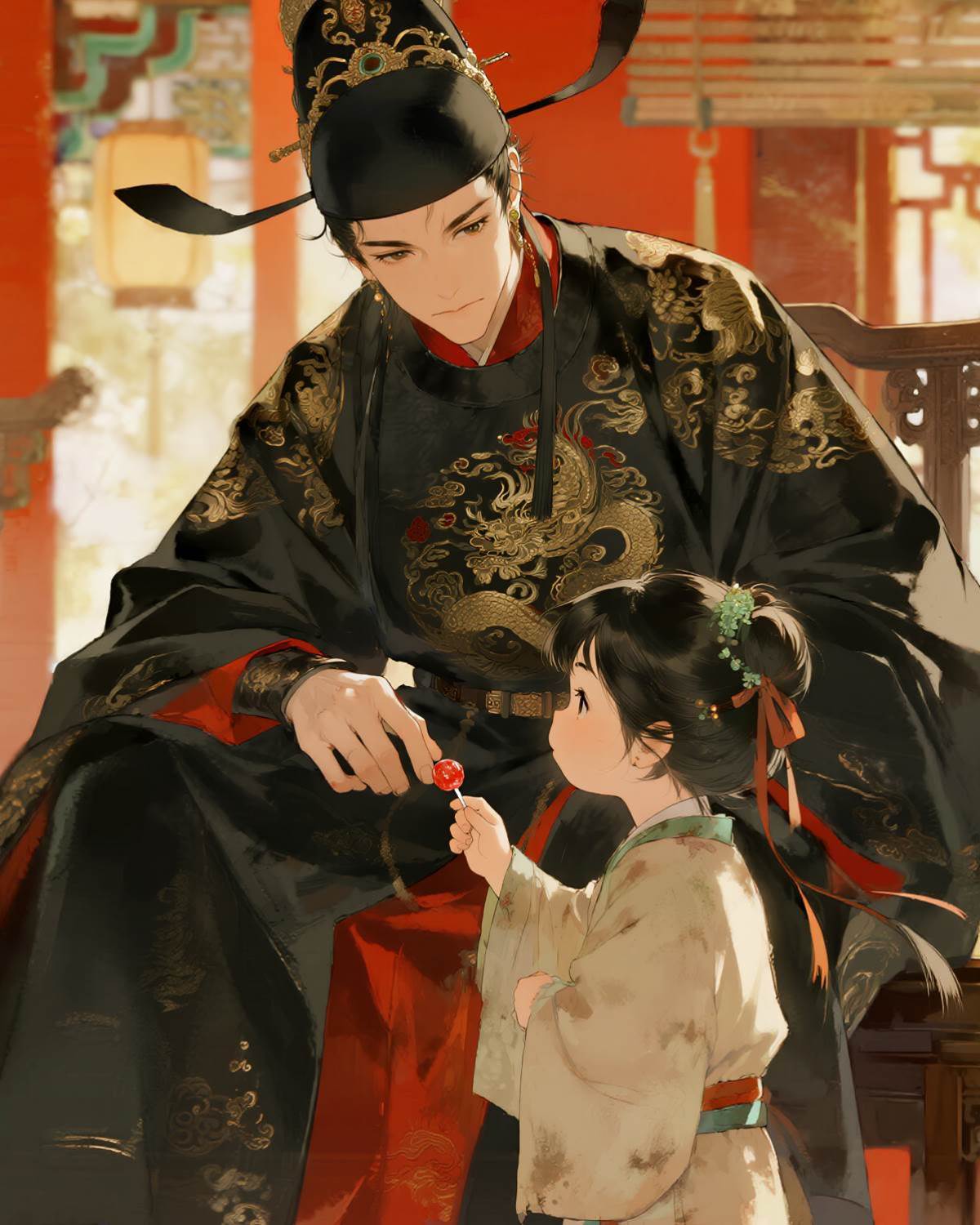 陛下身上苦，我給顆糖甜甜