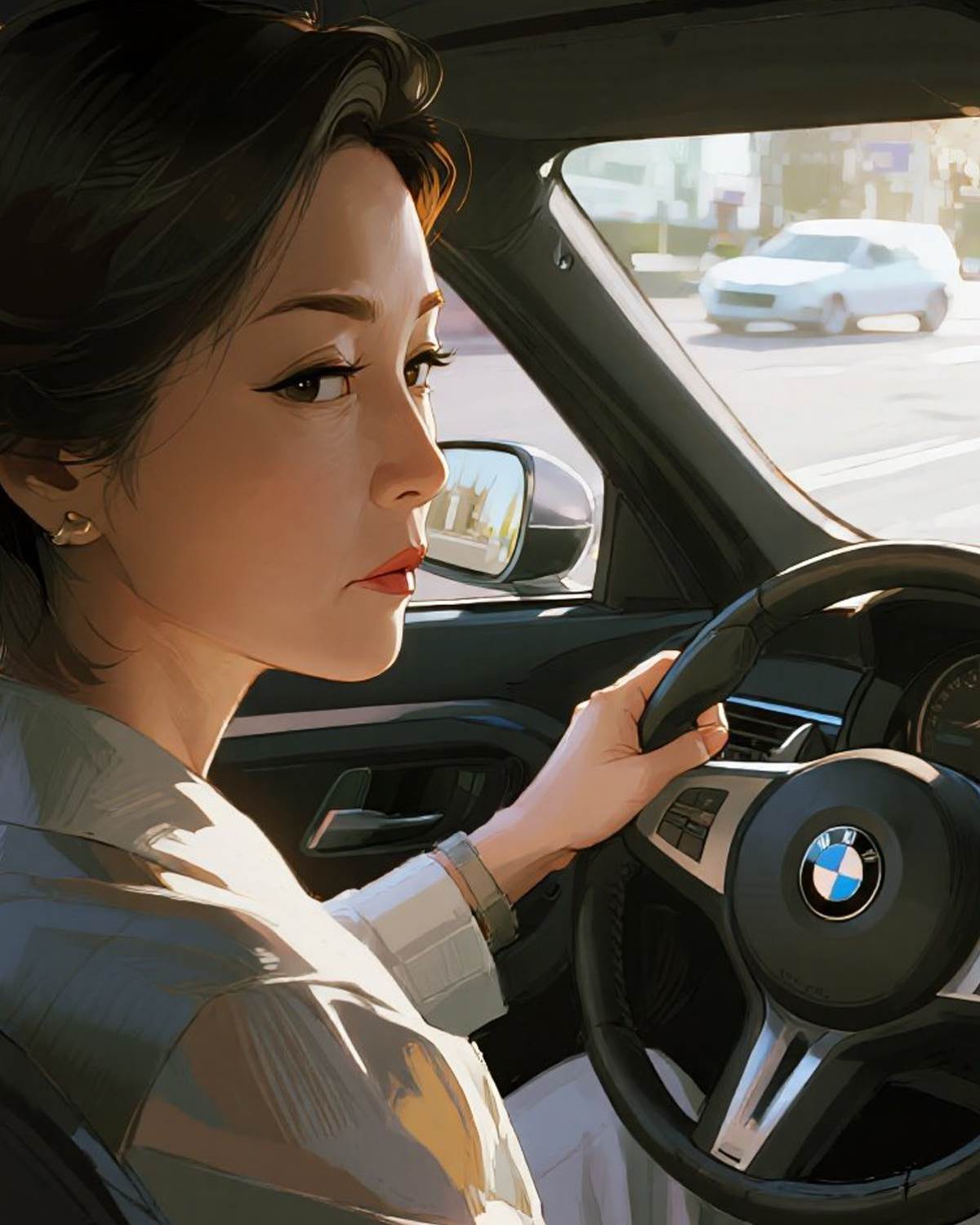 抽中寶馬使用權，全家說我不配開