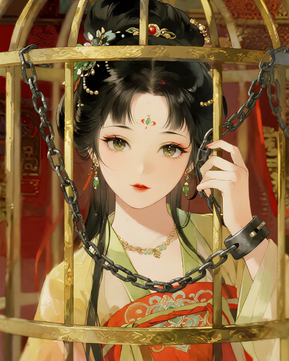 被瘋批質子鎖在金籠后我稱帝了