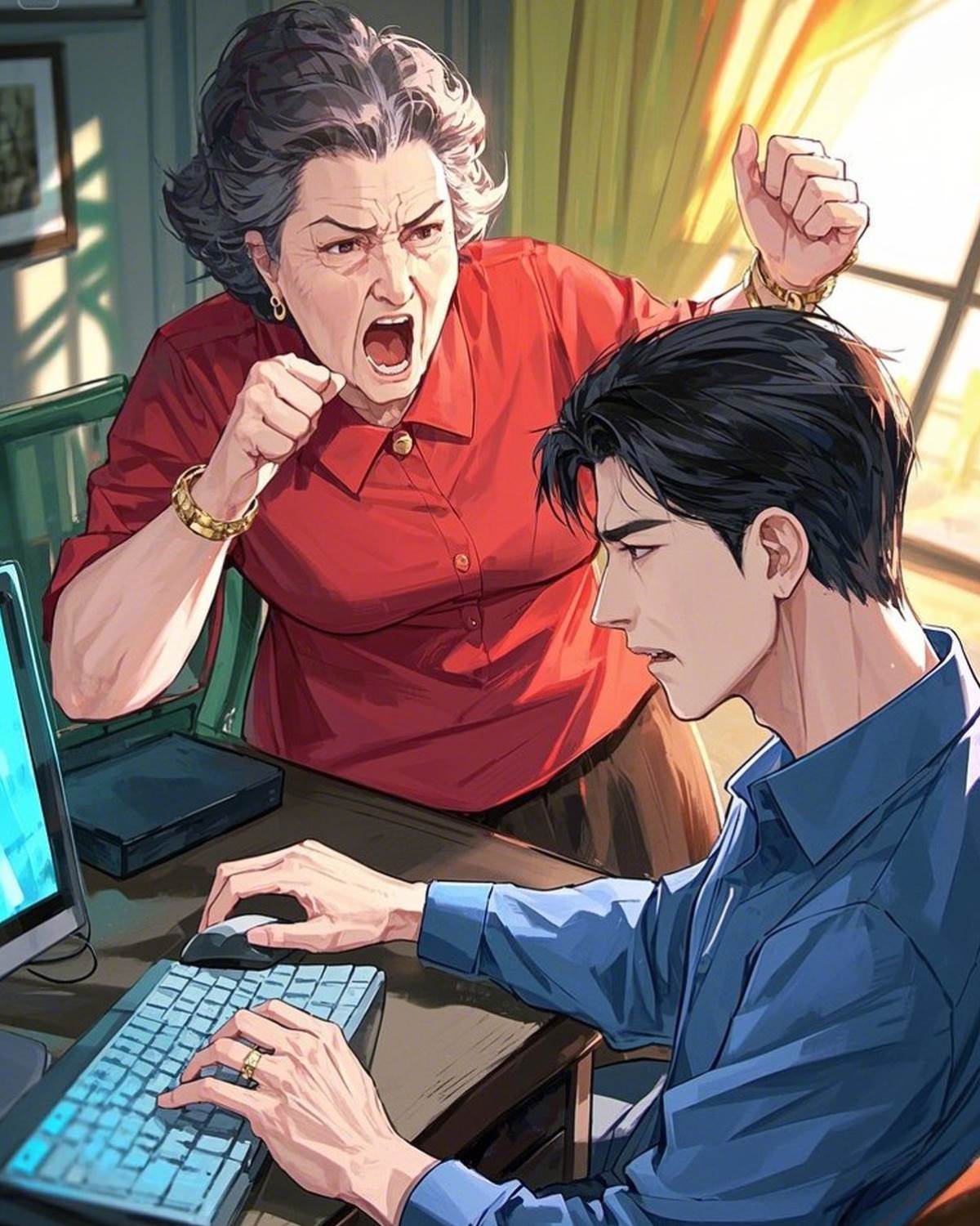 老公，我是你媽