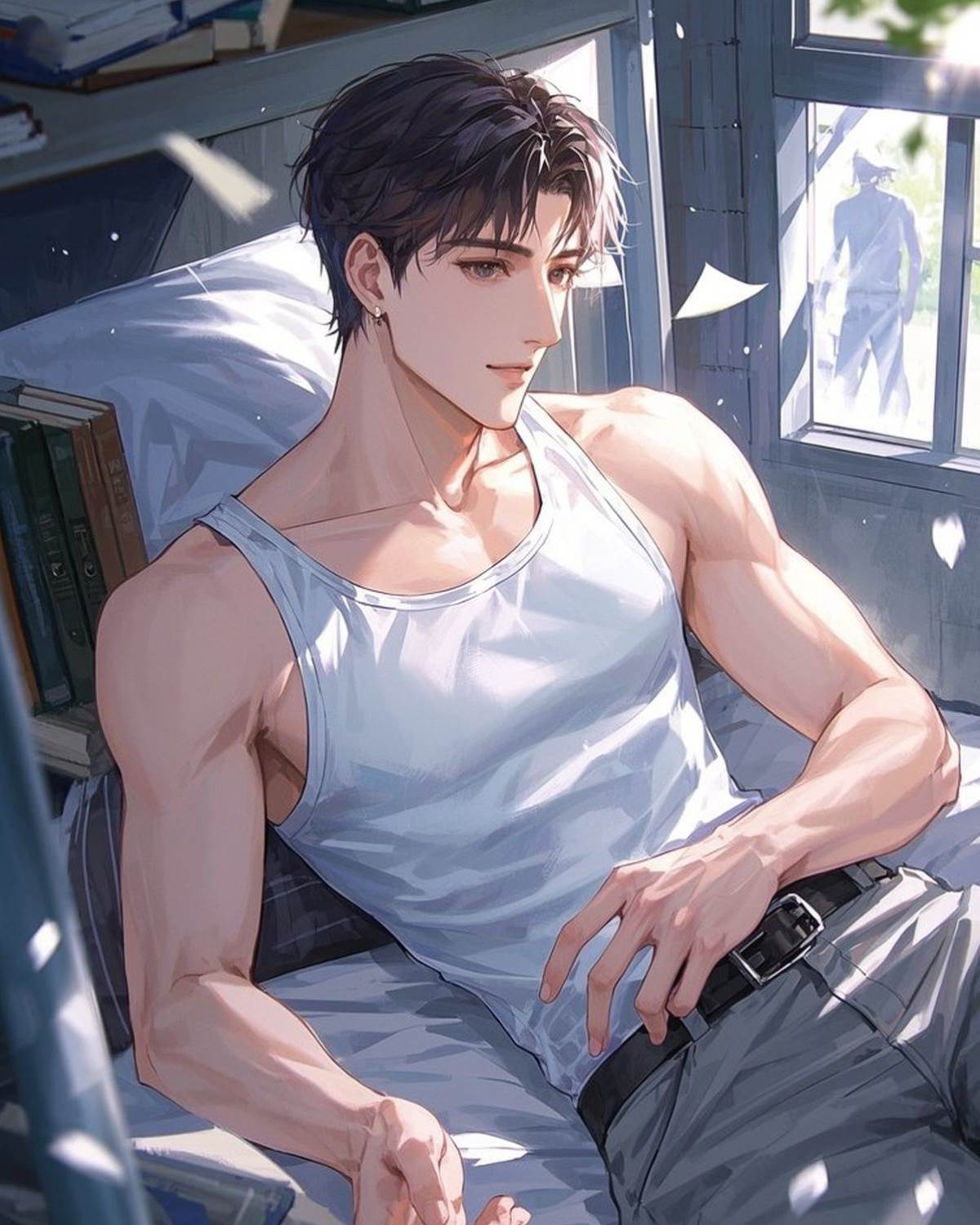 透視男友兄弟的衣服后