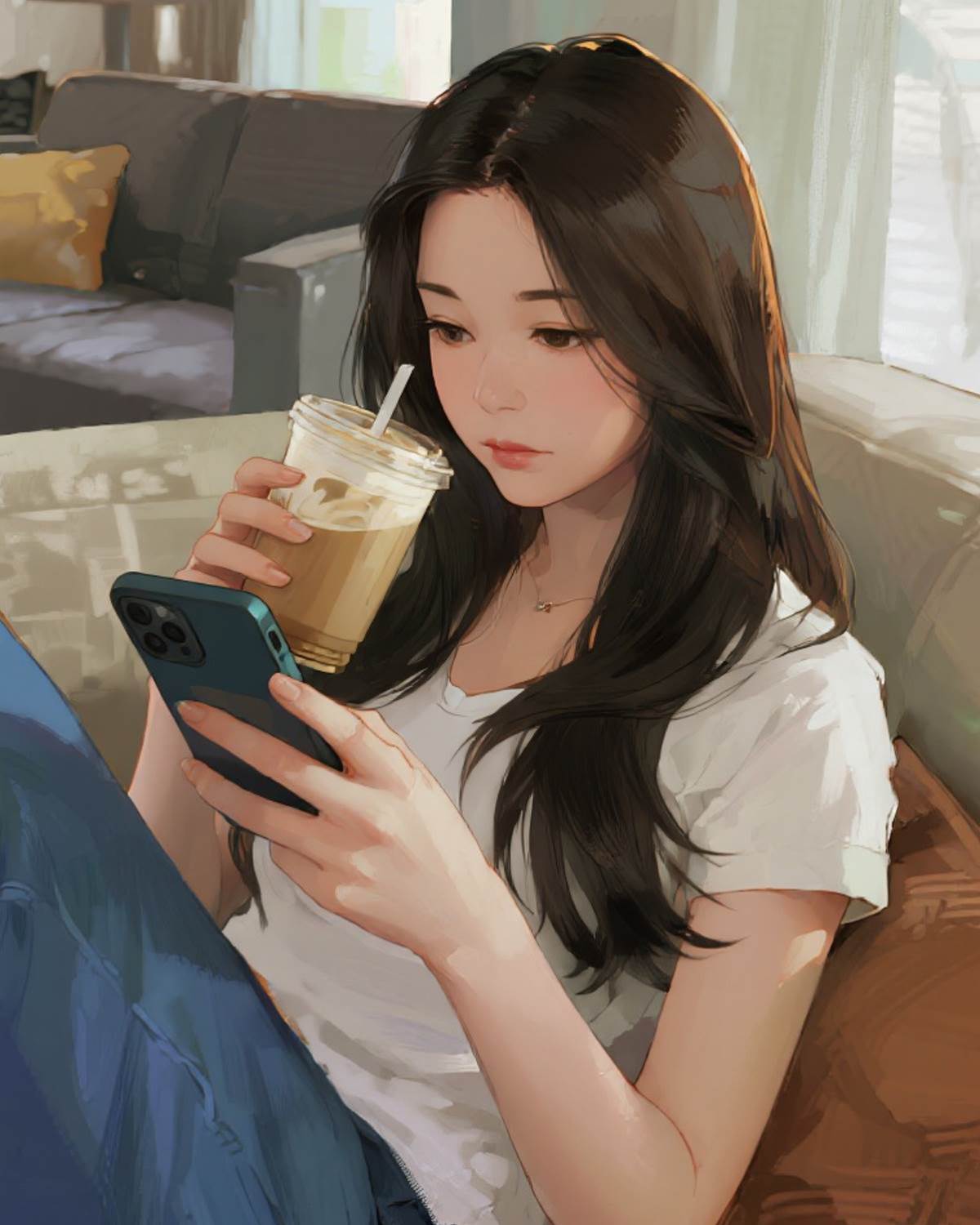 秋天的第一杯奶茶