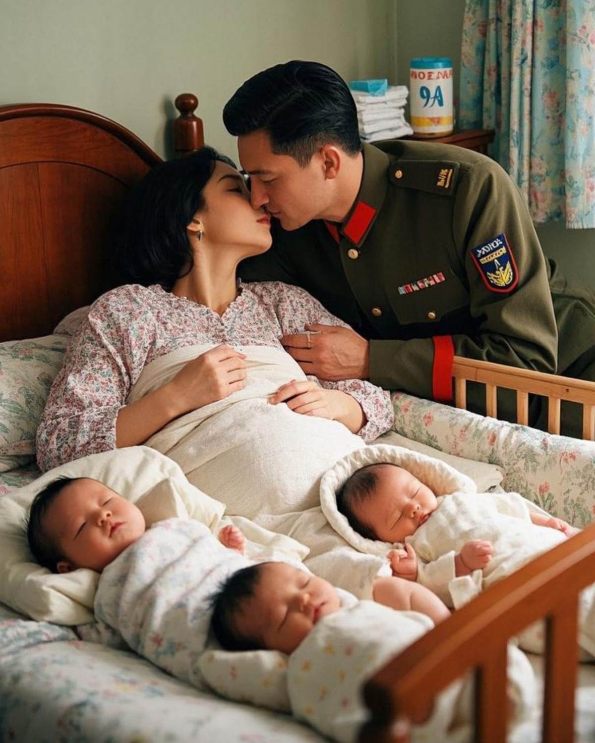 隨軍一夜懷三寶，我在八零躺贏