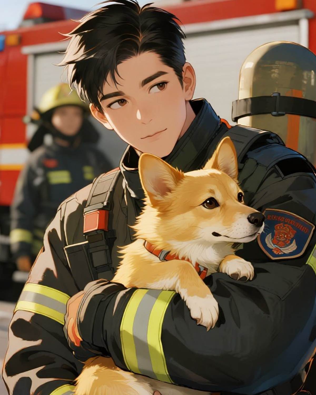 為了編制，流浪狗的我成了搜救犬