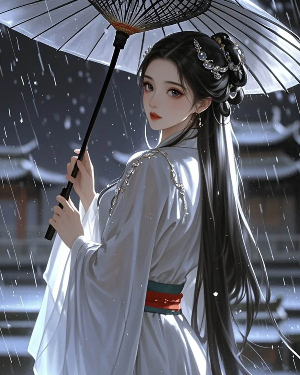 京華雪滿庭