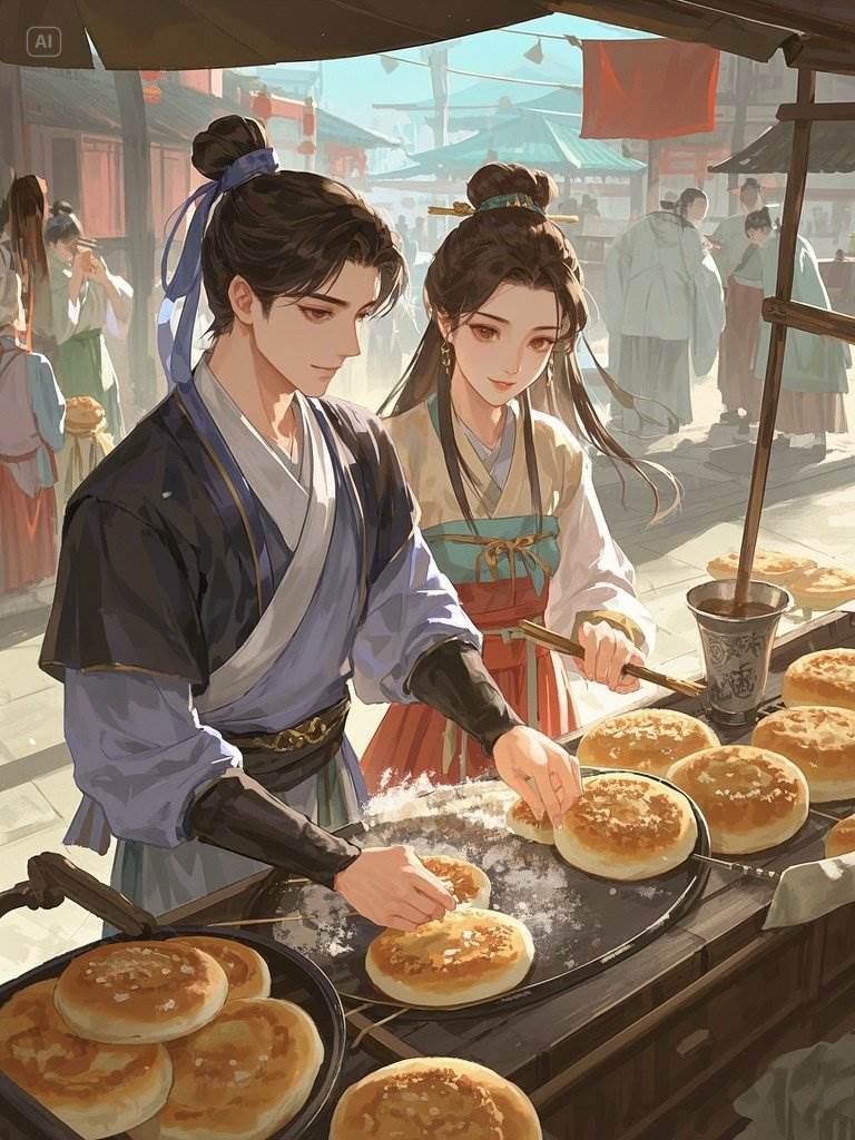 我賣燒餅供夫君讀書后