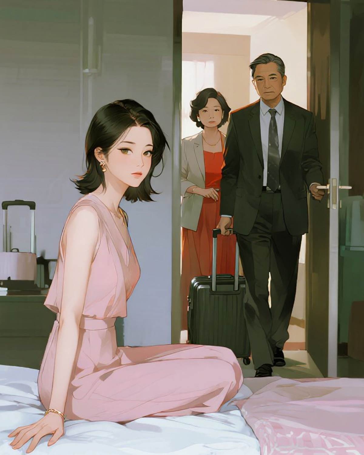 暑假爸媽帶姐姐自駕游，讓我看家