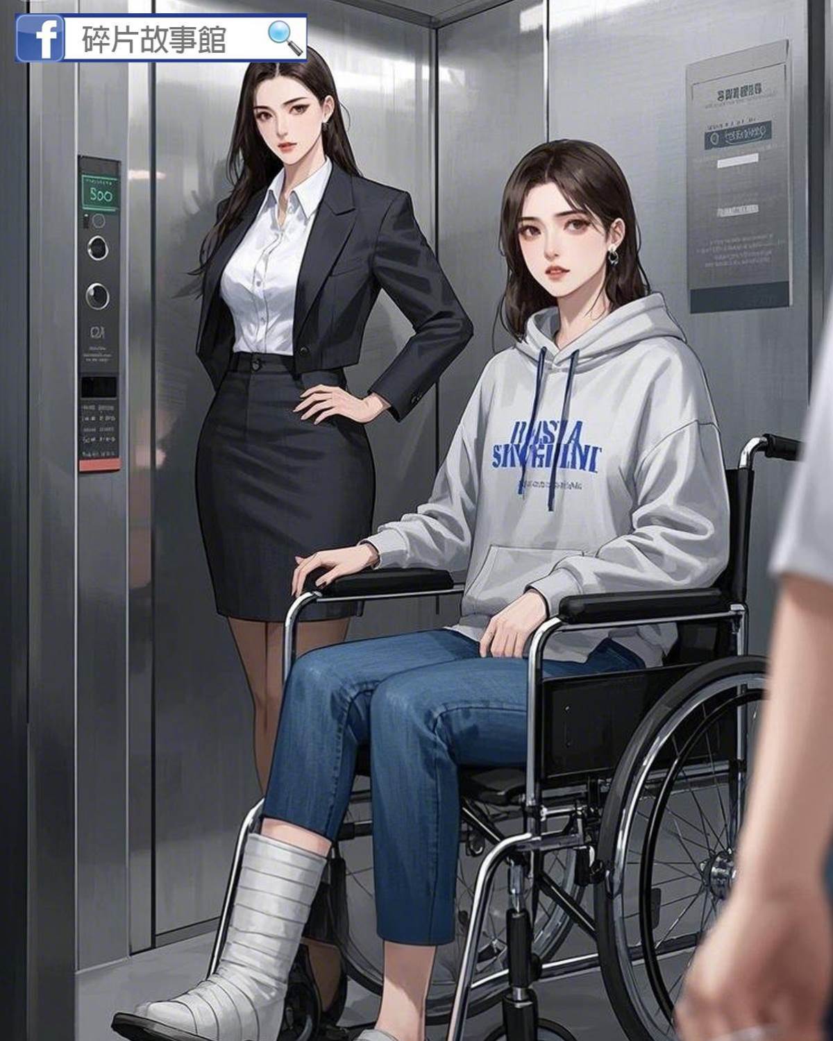 骨折後，領導逼我拄拐杖上班