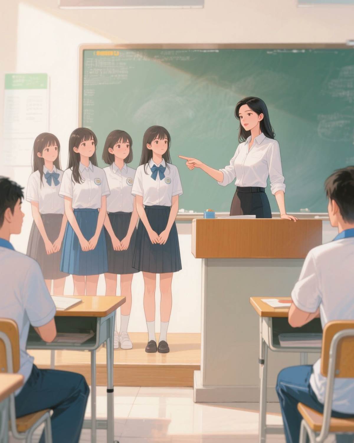 智斗媚男班主任