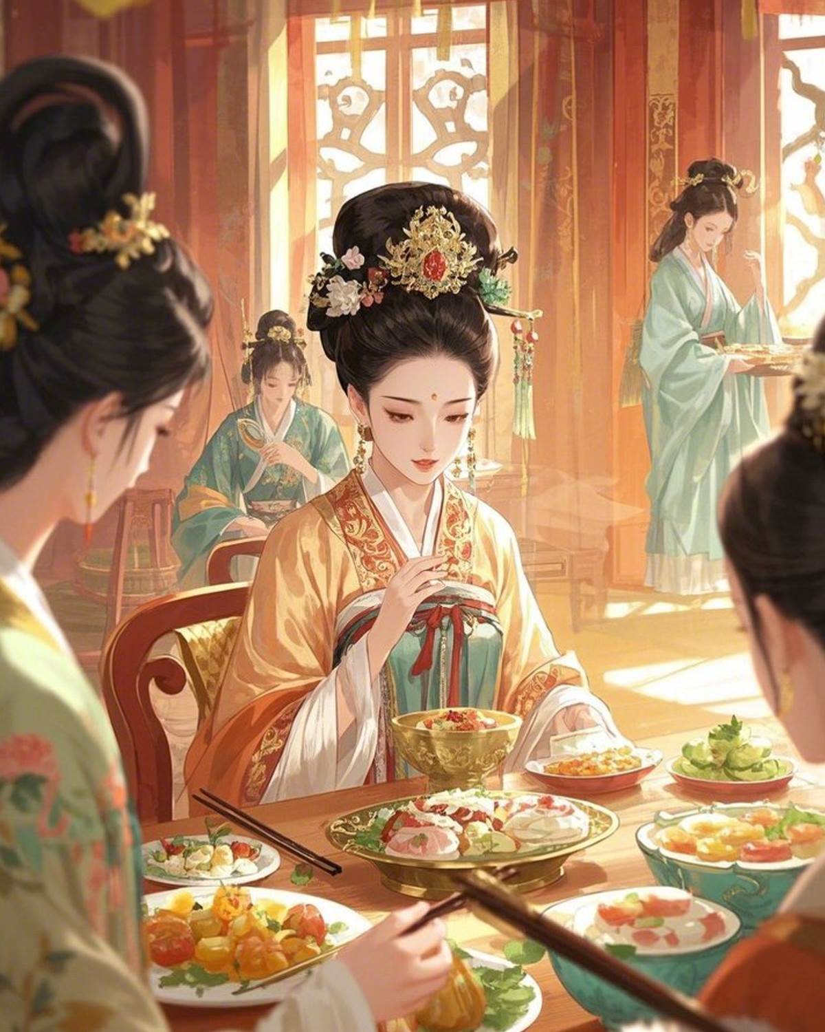 我在后宮靠干飯當皇后