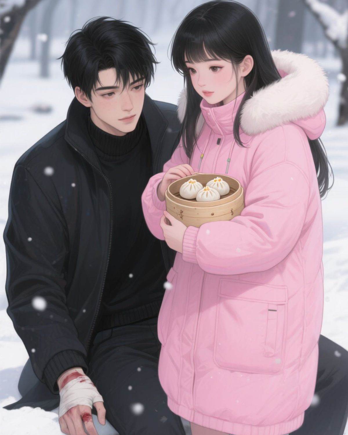 他對月亮動了心