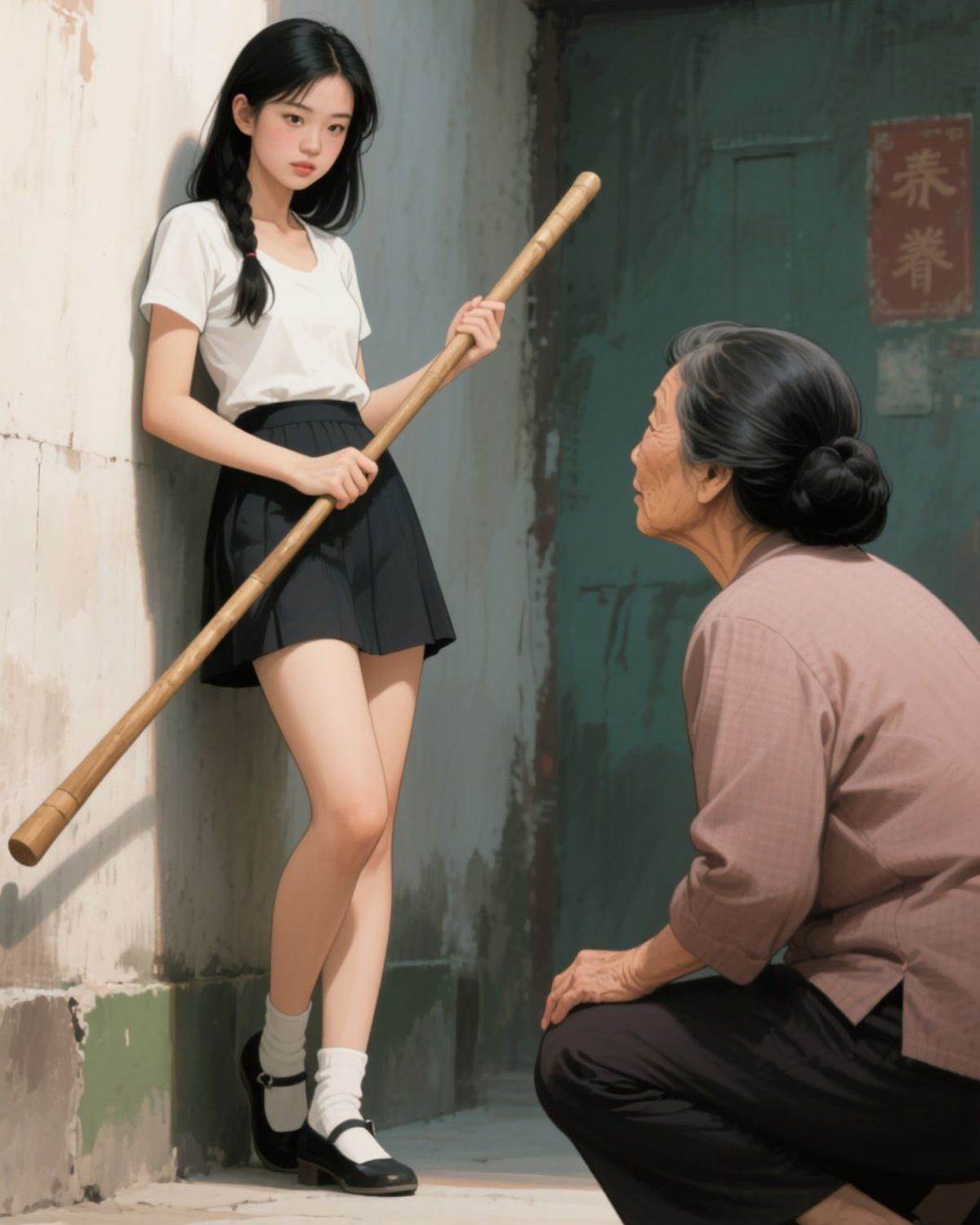 七零，瘋批真千金暴打養母后下鄉