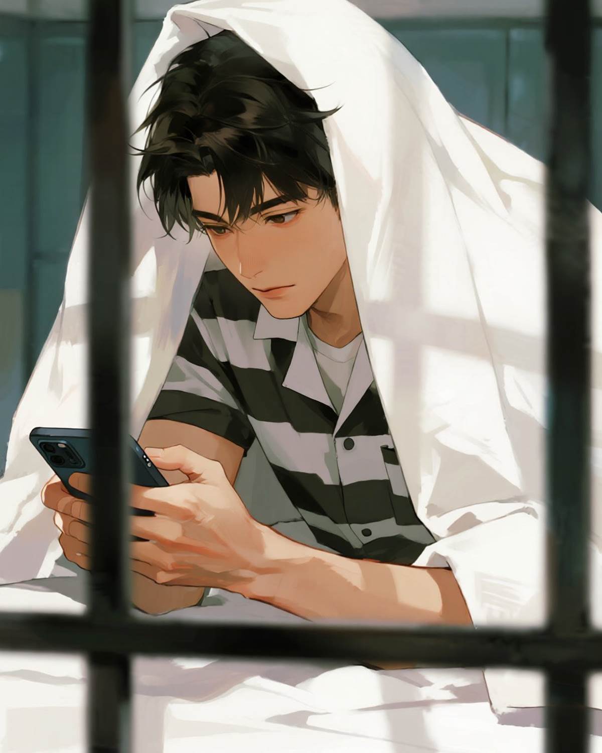 和大佬一個監獄，我卻分化了