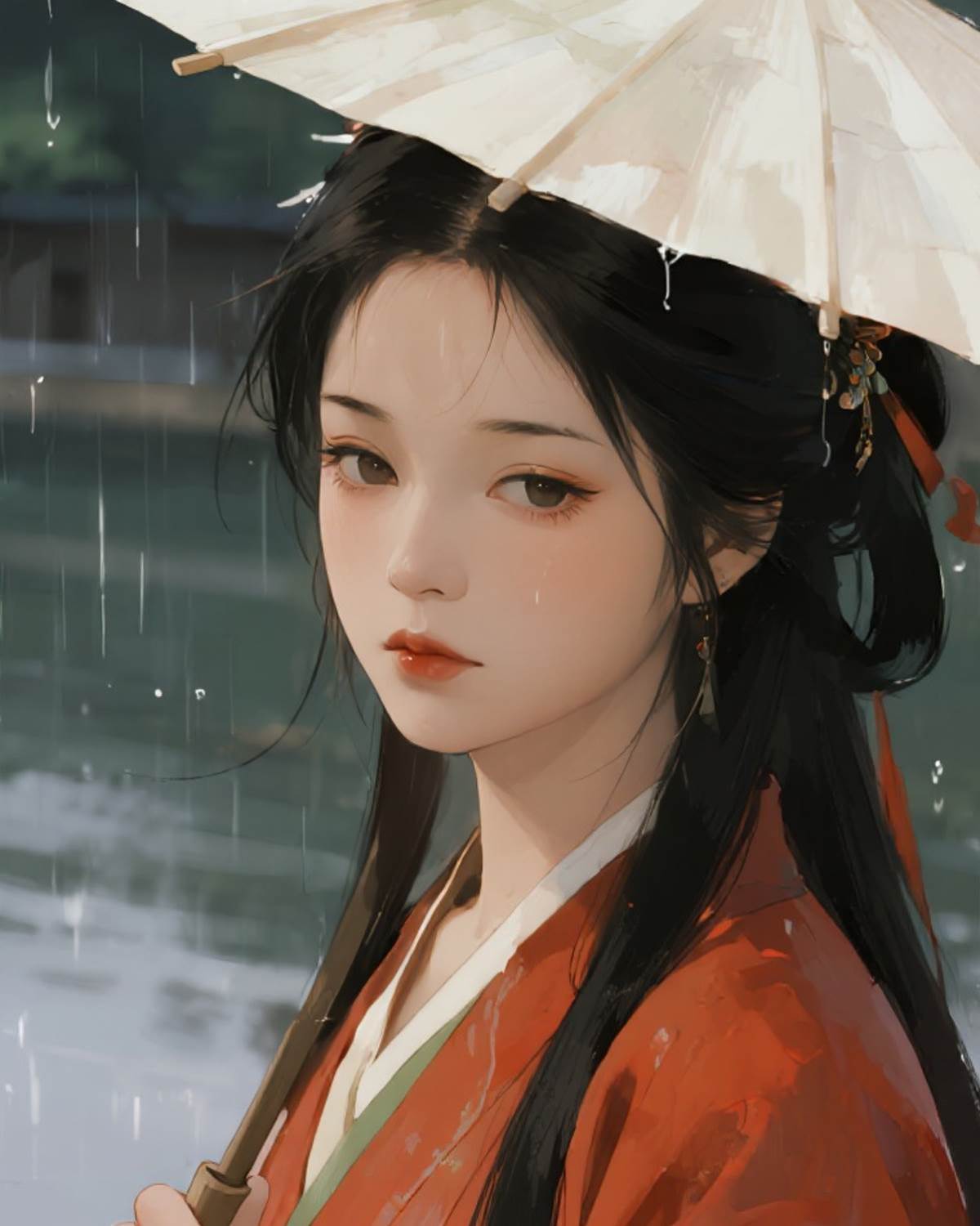 汀花雨細