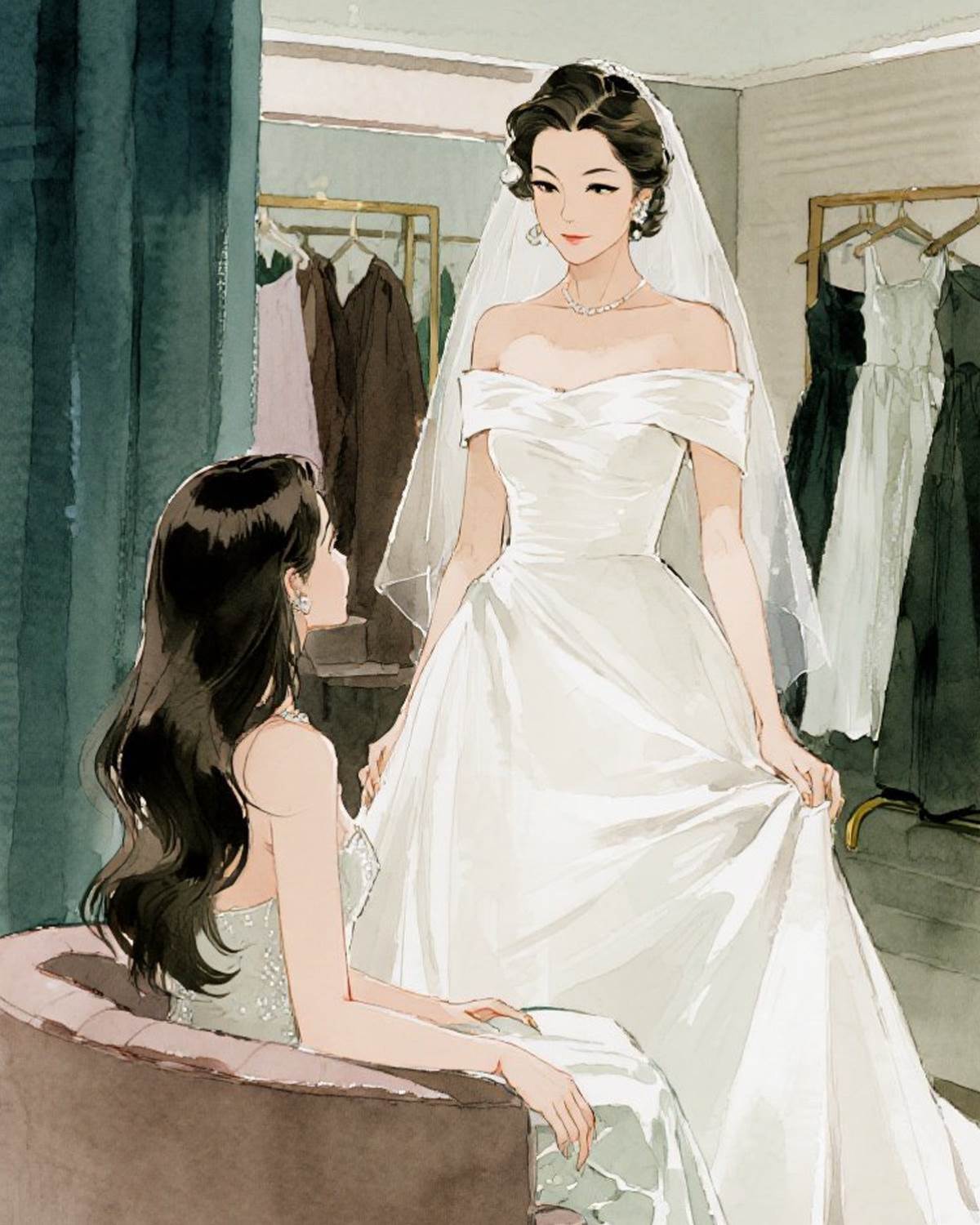 婚禮當天，婆婆要穿我的婚紗