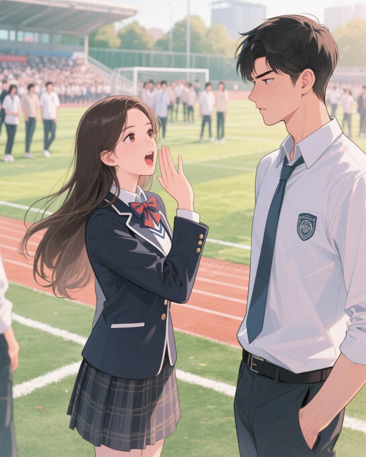 轉校生和人打賭我隆過胸