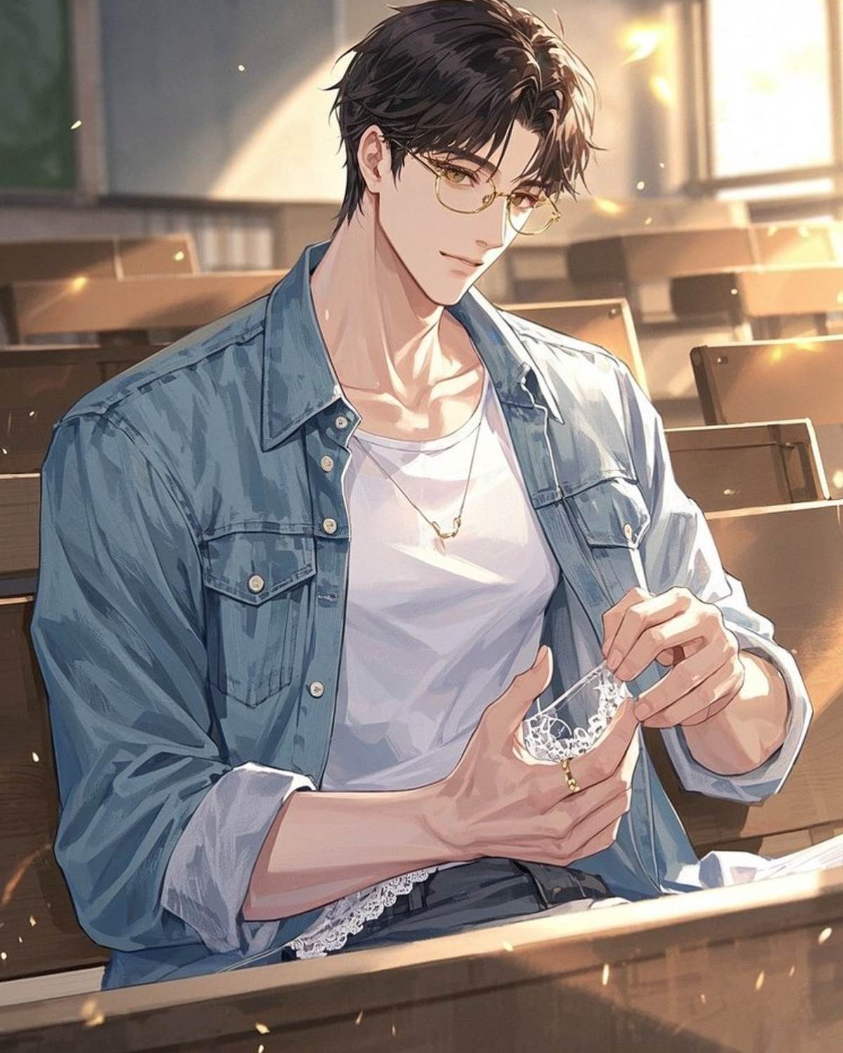 校草非要幫我賣蕾絲