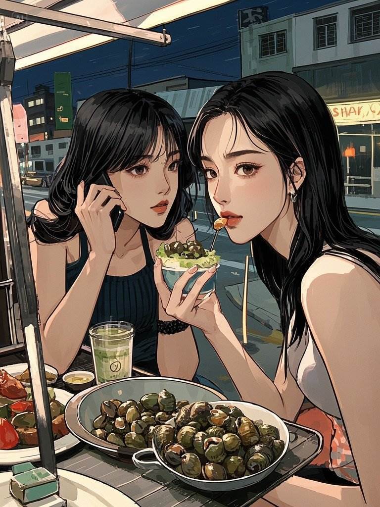 原來是嘬田螺啊