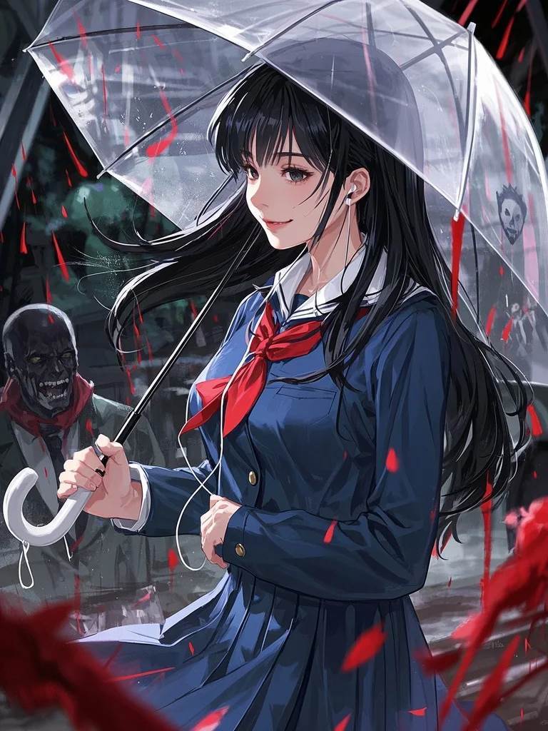 憂郁少女在恐怖游戲世界