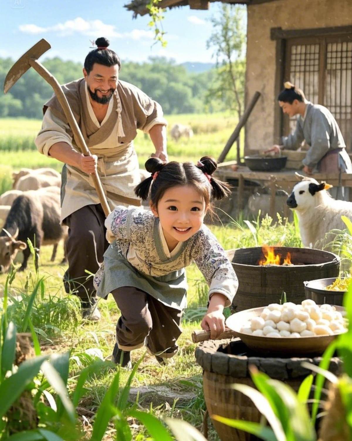 災年！全家團滅前，天降小福寶！