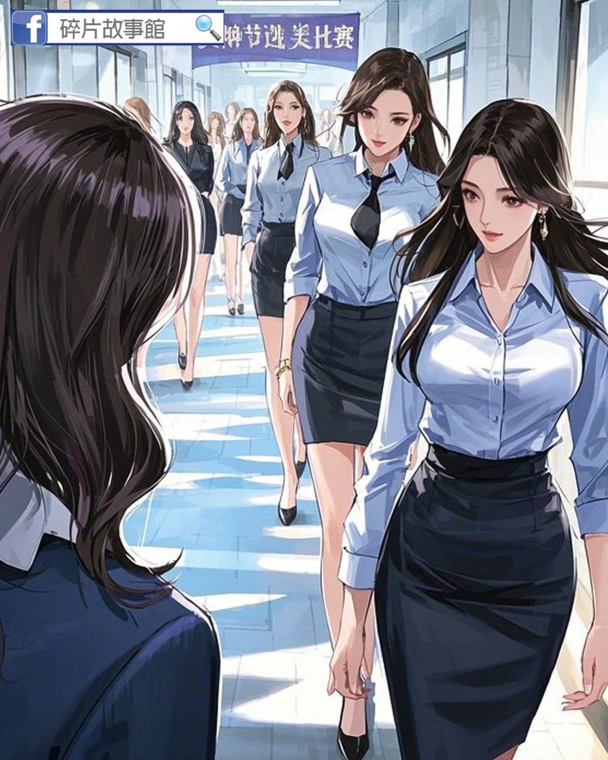 男領導婦女節搞選美