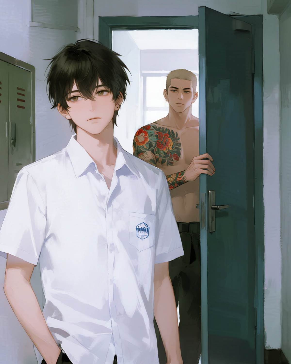 住在隔壁的花臂猛男