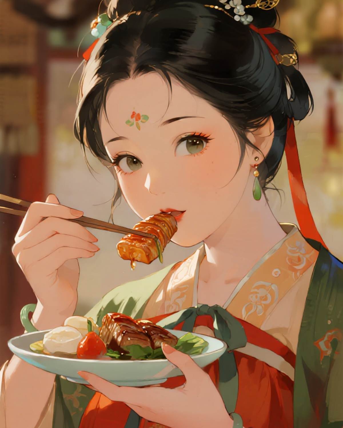 皇叔蹭吃掉馬后小宮女被團寵了