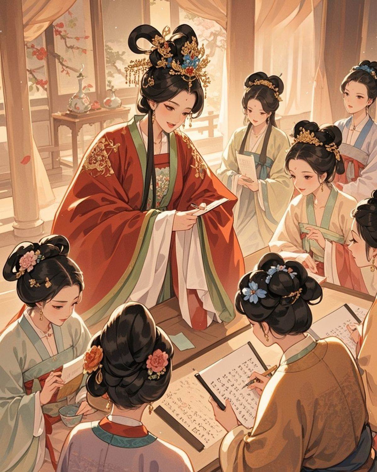 穿成貴妃后，我在后宮開補習班