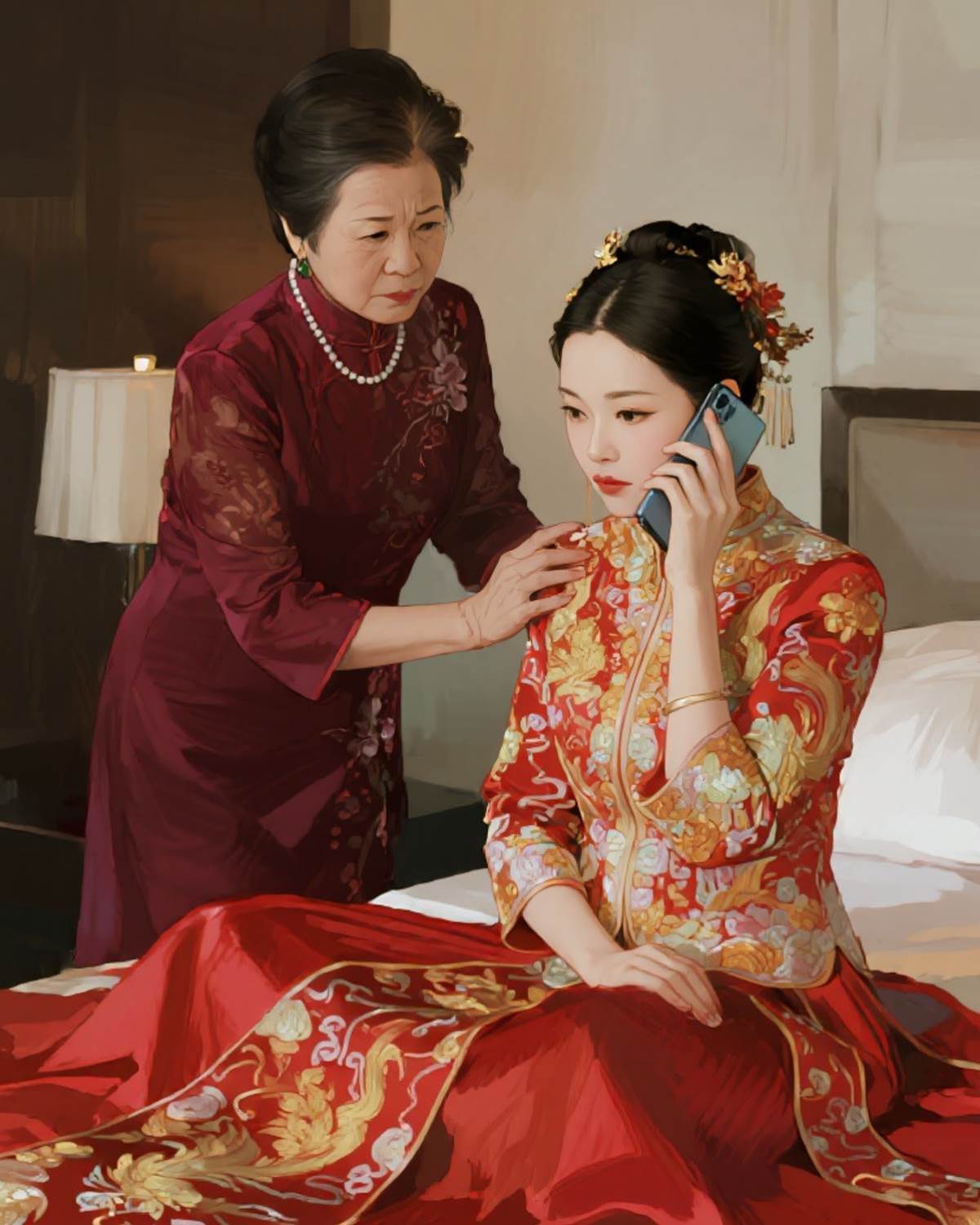 四點前，奶奶讓我必須出嫁