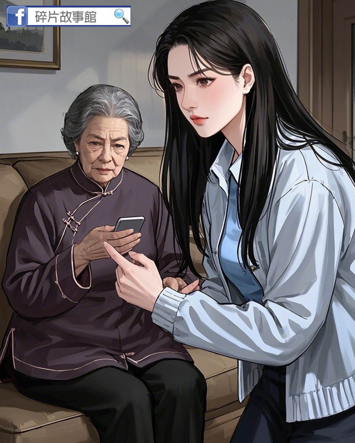 婆婆愛發朋友圈