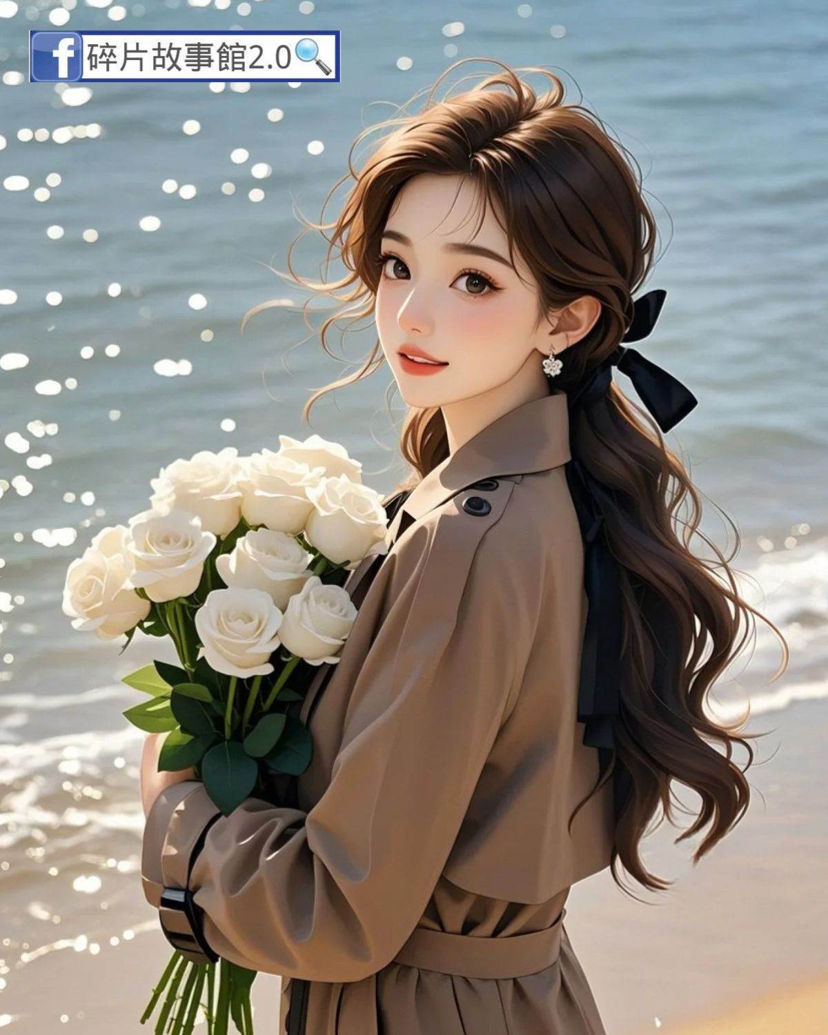 男友從垃圾桶撿花送我