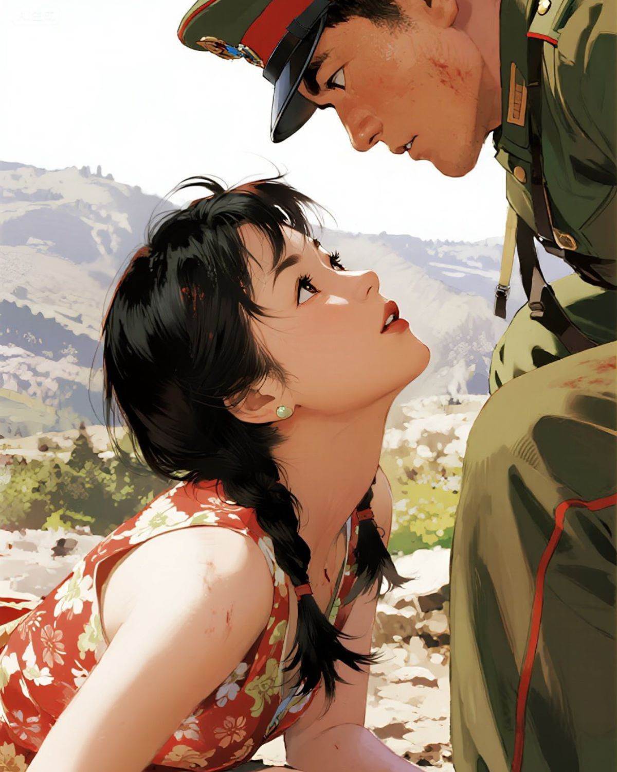 碰瓷糙野硬漢后，八零美人三年抱倆