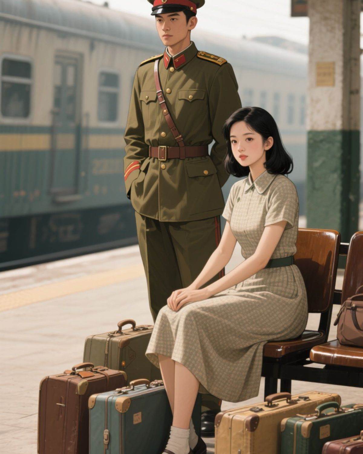 七零隨軍趕海，島上來了個大美人