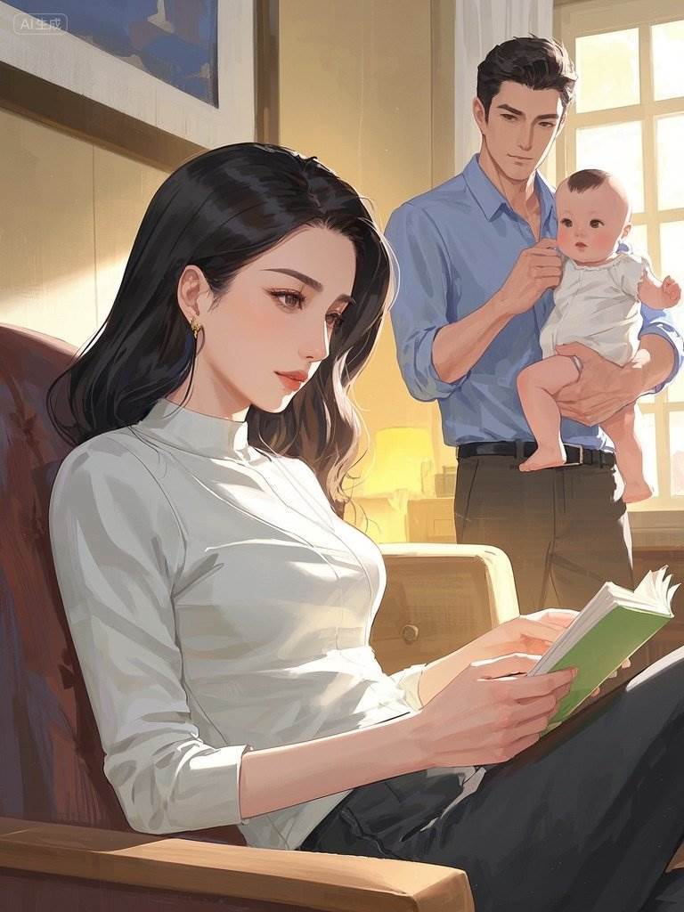 老公把寶貝私生子抱回家后