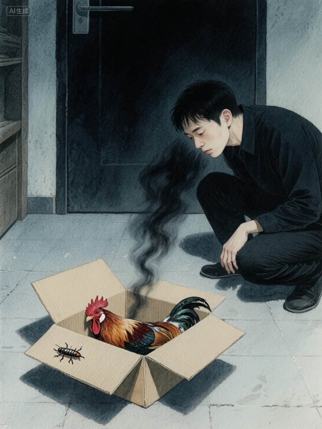 公雞尸體成殺人利器，我差點被干掉