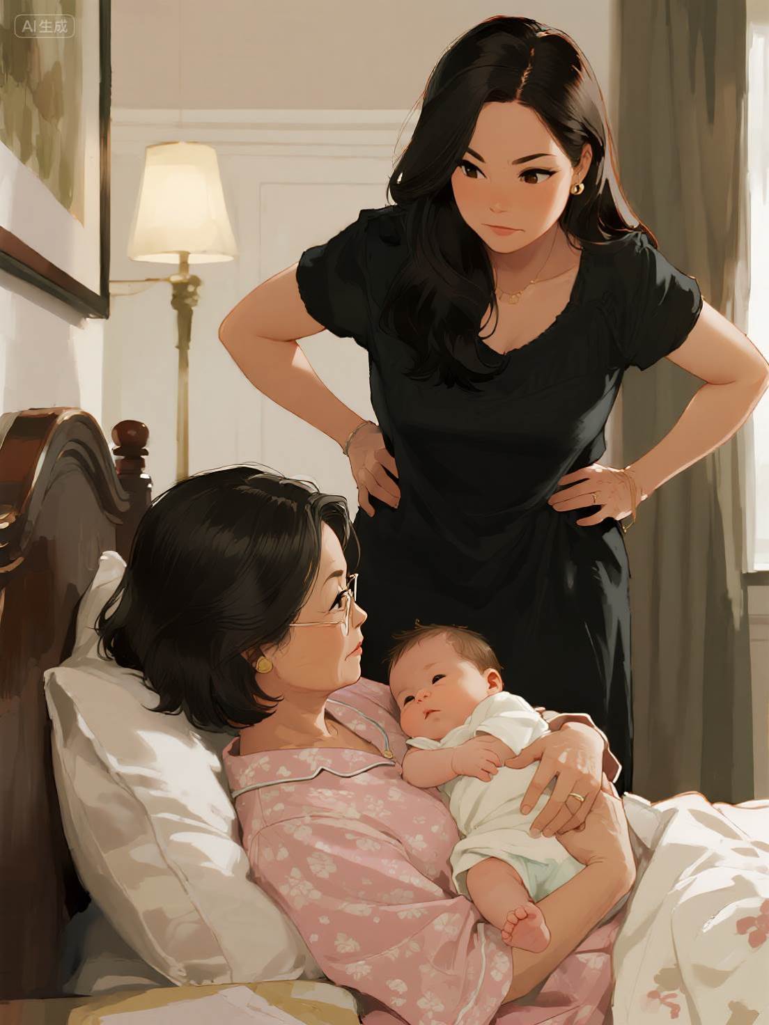 照顧婆婆坐月子她發朋友圈詆毀我