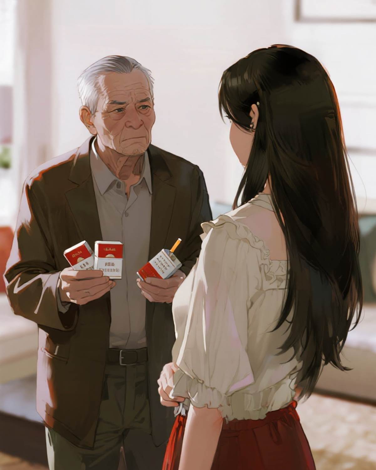 喜歡托人辦事的爺爺